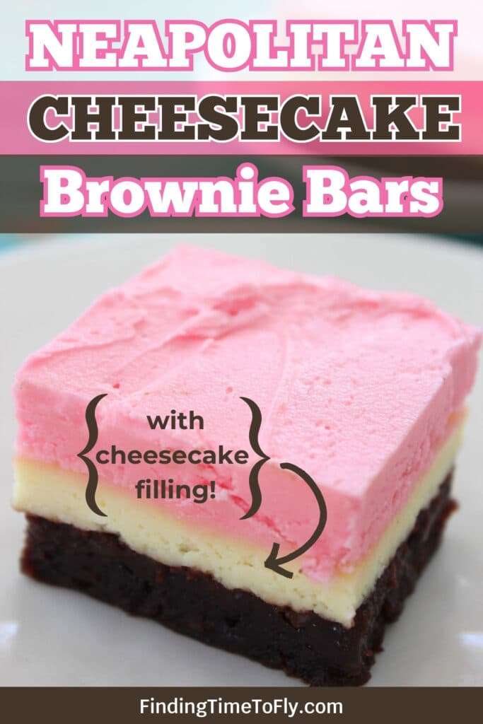 Neapolitan Brownie Bars
