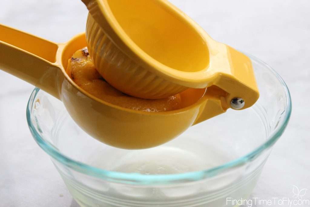 Fresh squeezed lemons for delicious frosted lemonade