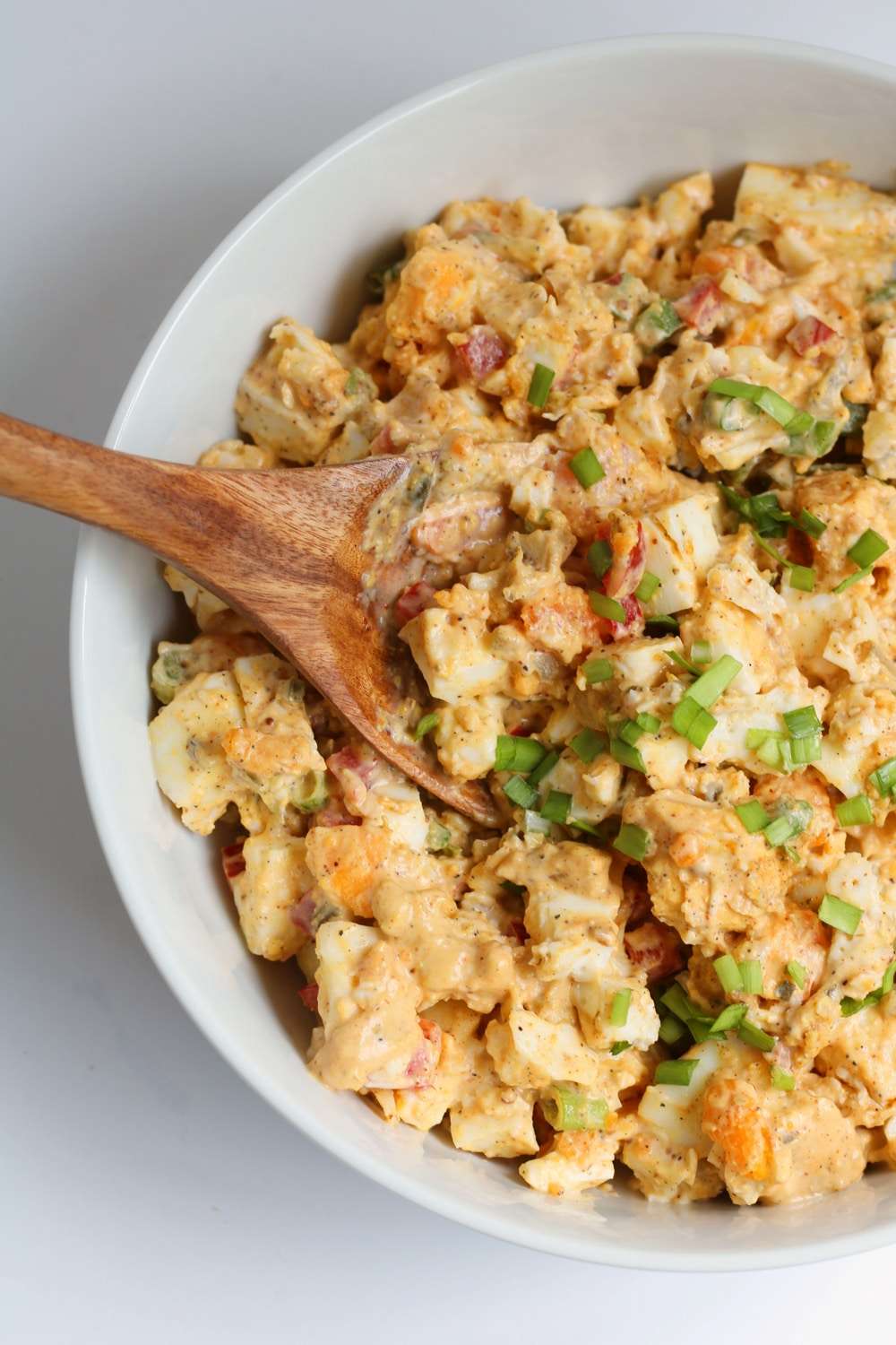 No Peel Egg Salad