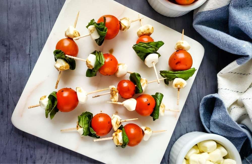 Mini Caprese Skewers