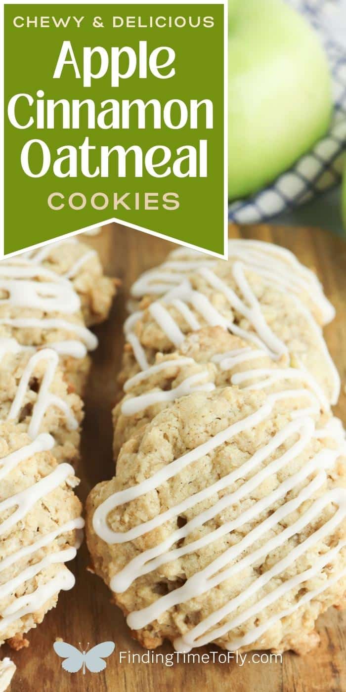Apple Cinnamon Oatmeal Cookies