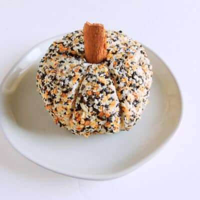 Pumpkin Shaped Cheeseball
