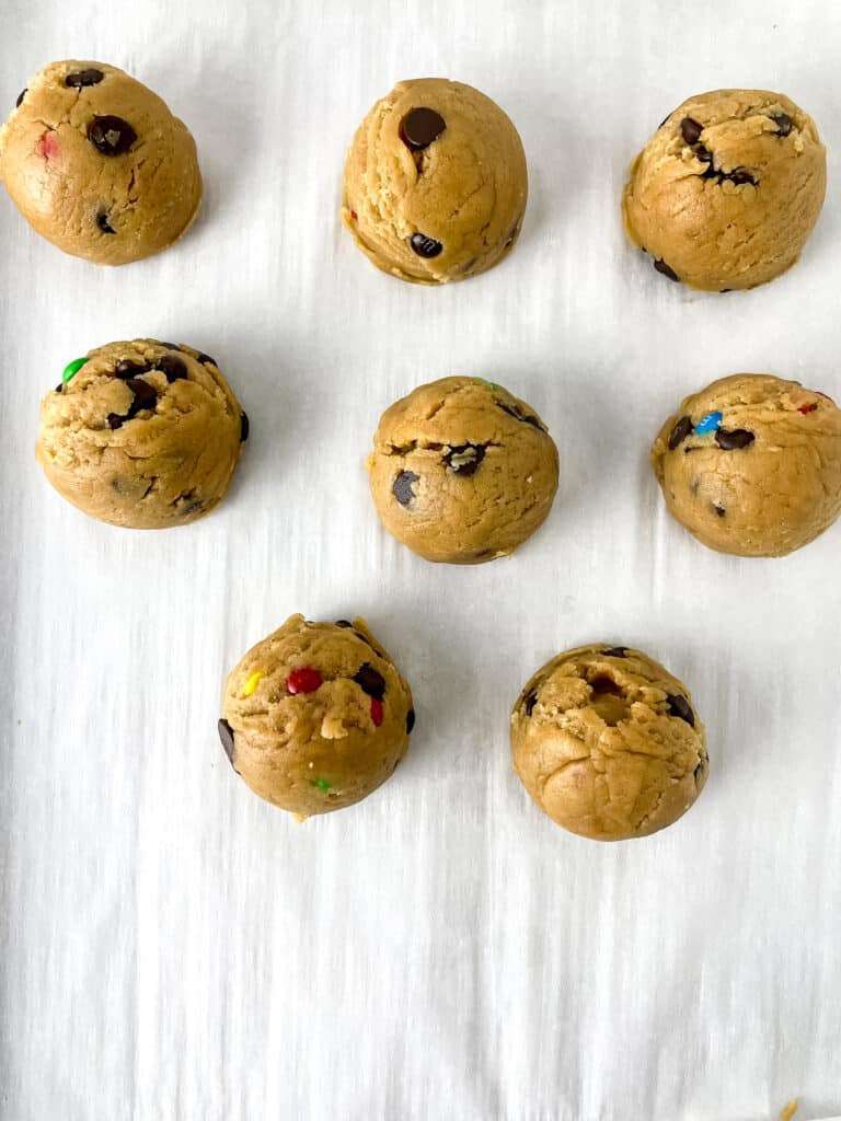 cookie dough balls