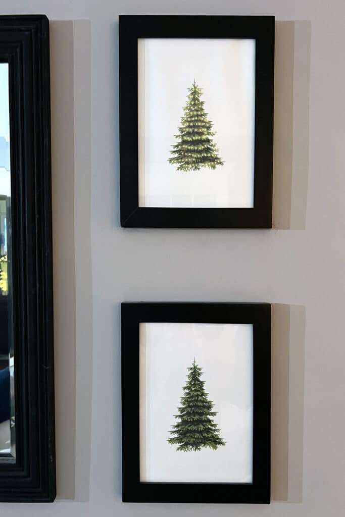 Christmas Tree Prints Wall Art