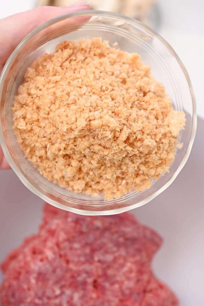 Pork Rinds instead of bread crumbs