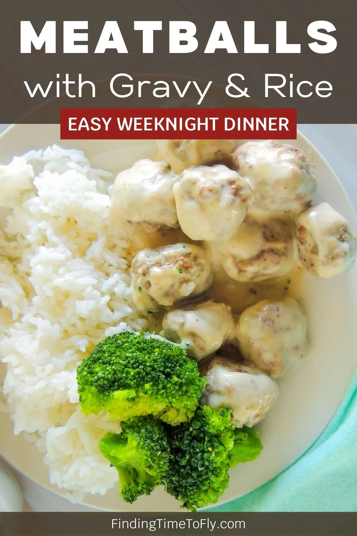Meatballs with Rice and Gravy
