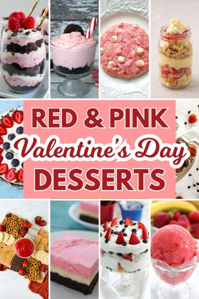 Red and Pink Treats for Valentine's Day