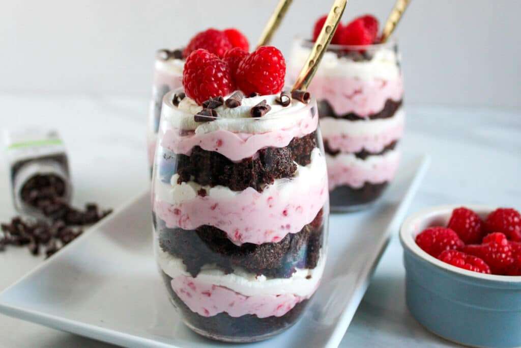 Chocolate Raspberry Dessert Cups