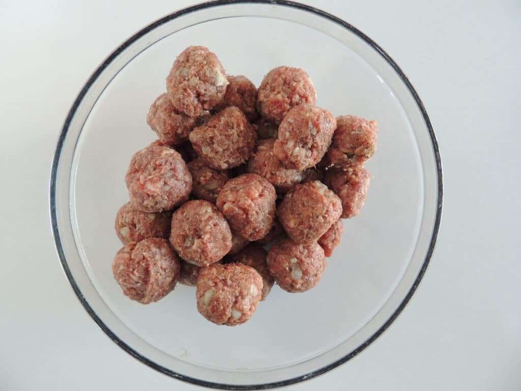 Form into meatballs