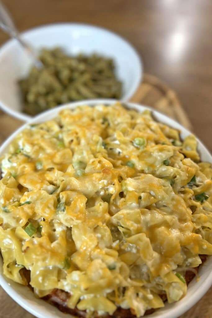 Cheesy Ground Beef Noodle Casserole
