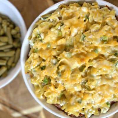 Cheesy Ground Beef Noodle Casserole