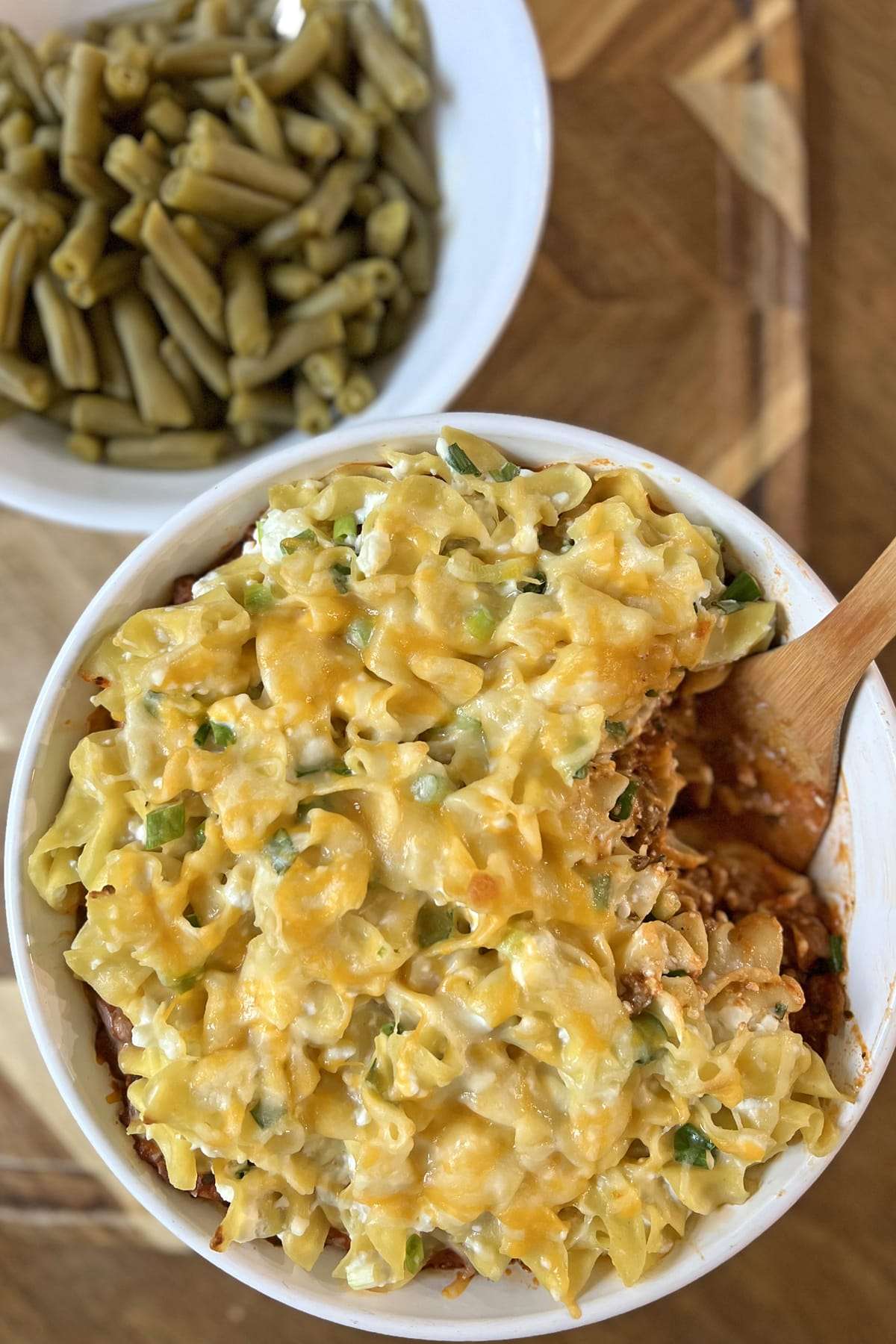 Cheesy Ground Beef Noodle Casserole