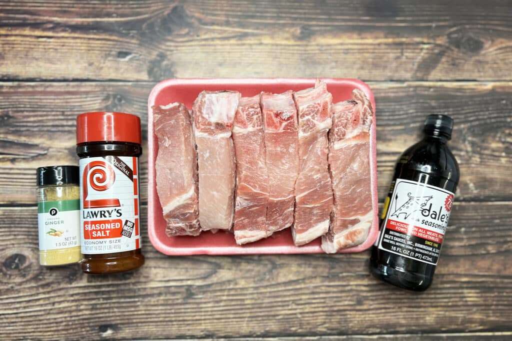 Ingredients for Bone-In and Boneless Country Style Pork Ribs