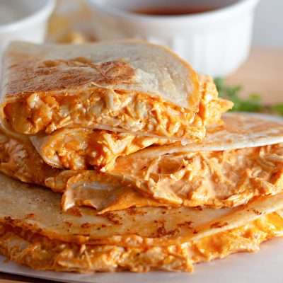 Buffalo Chicken Quesadillas