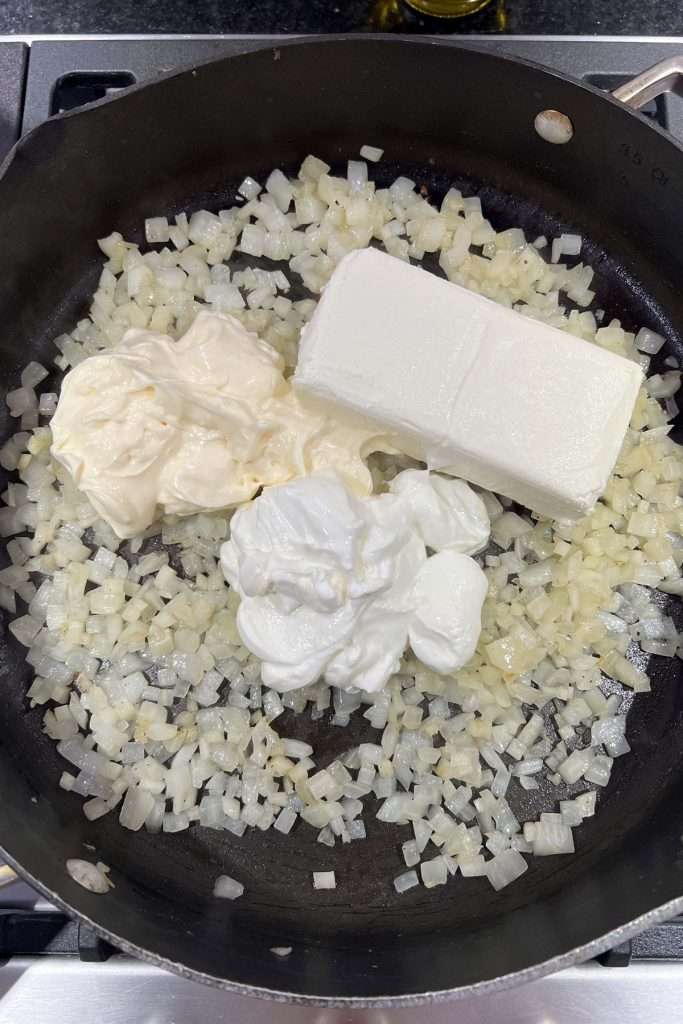 Add the creamy ingredients
