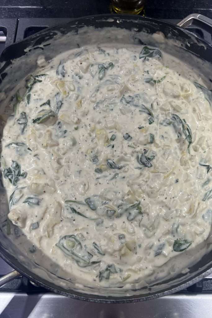 Cook until melted