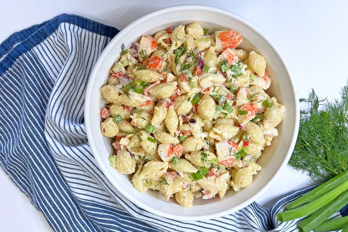 Easy Crab Pasta Salad Recipe