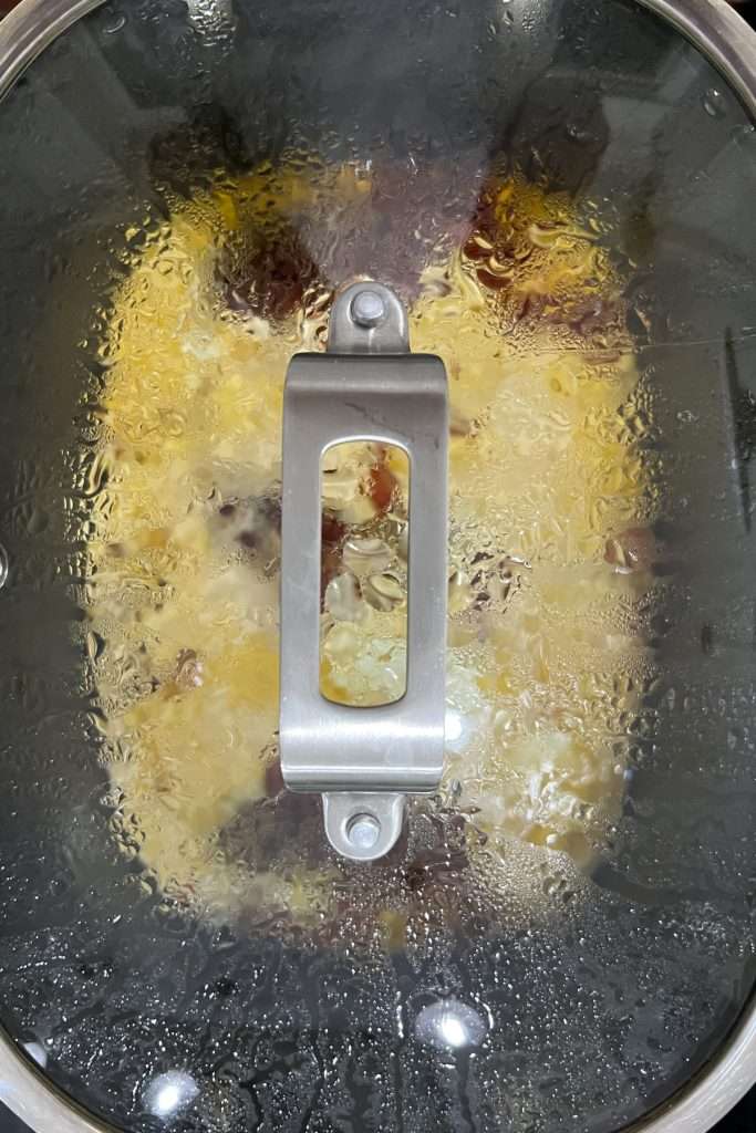 Cover and cook