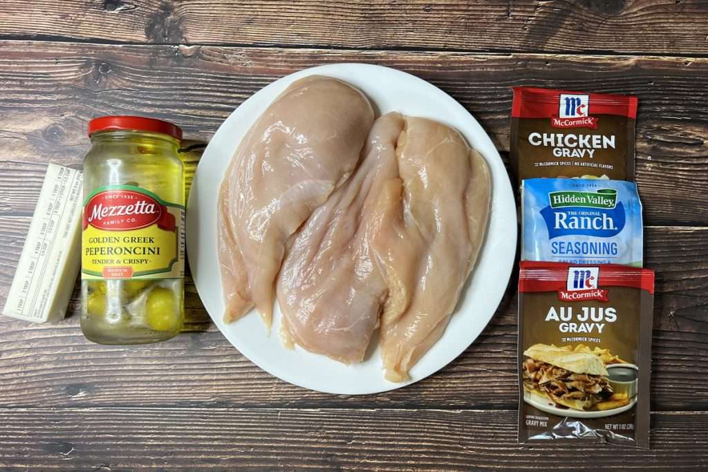 Mississippi Chicken Oven Recipe Ingredients