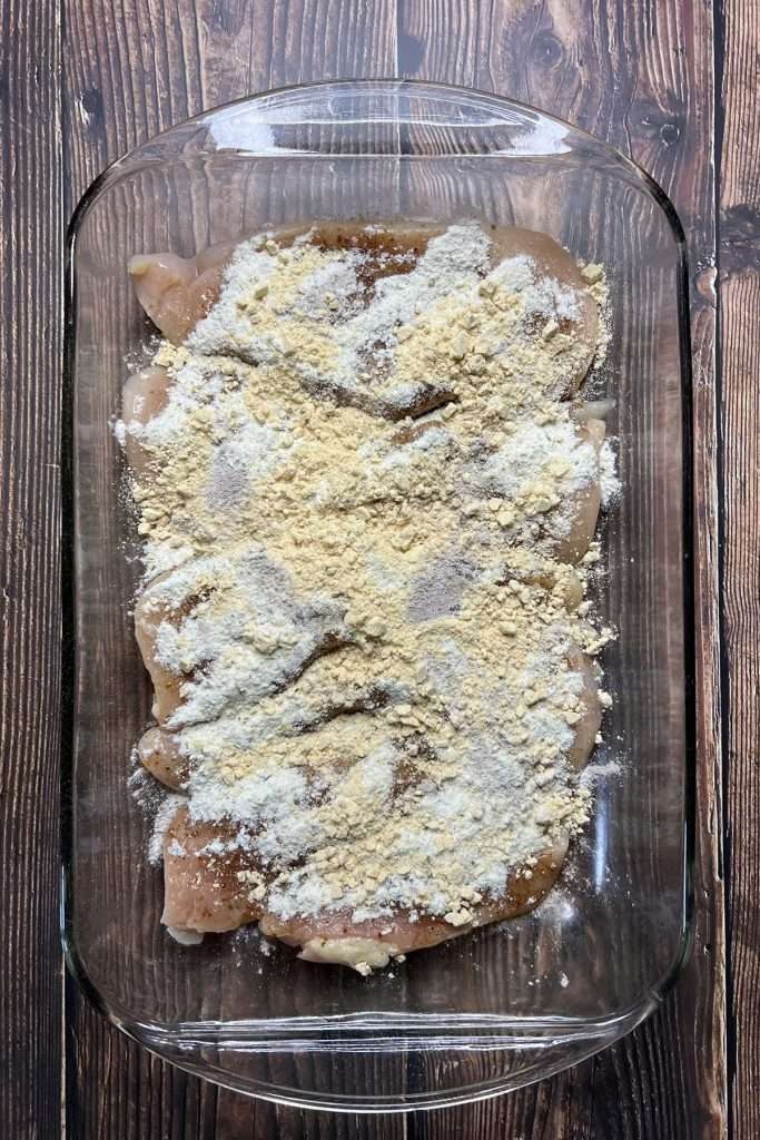 Coat both sides with seasoning mix packets
