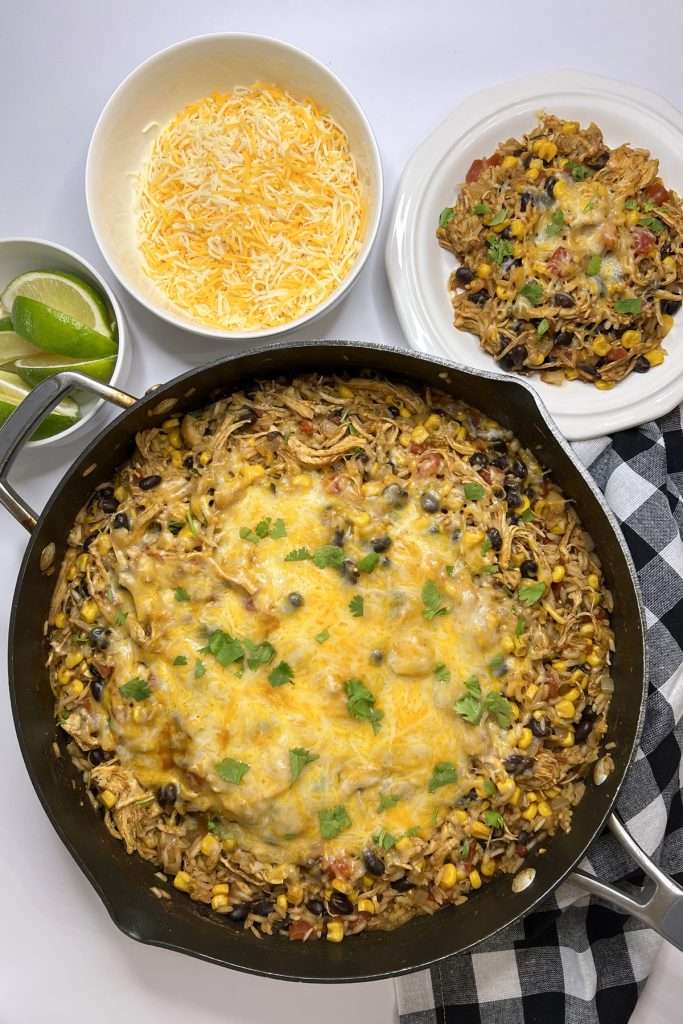 Cheesy Mexican Chicken and Rice