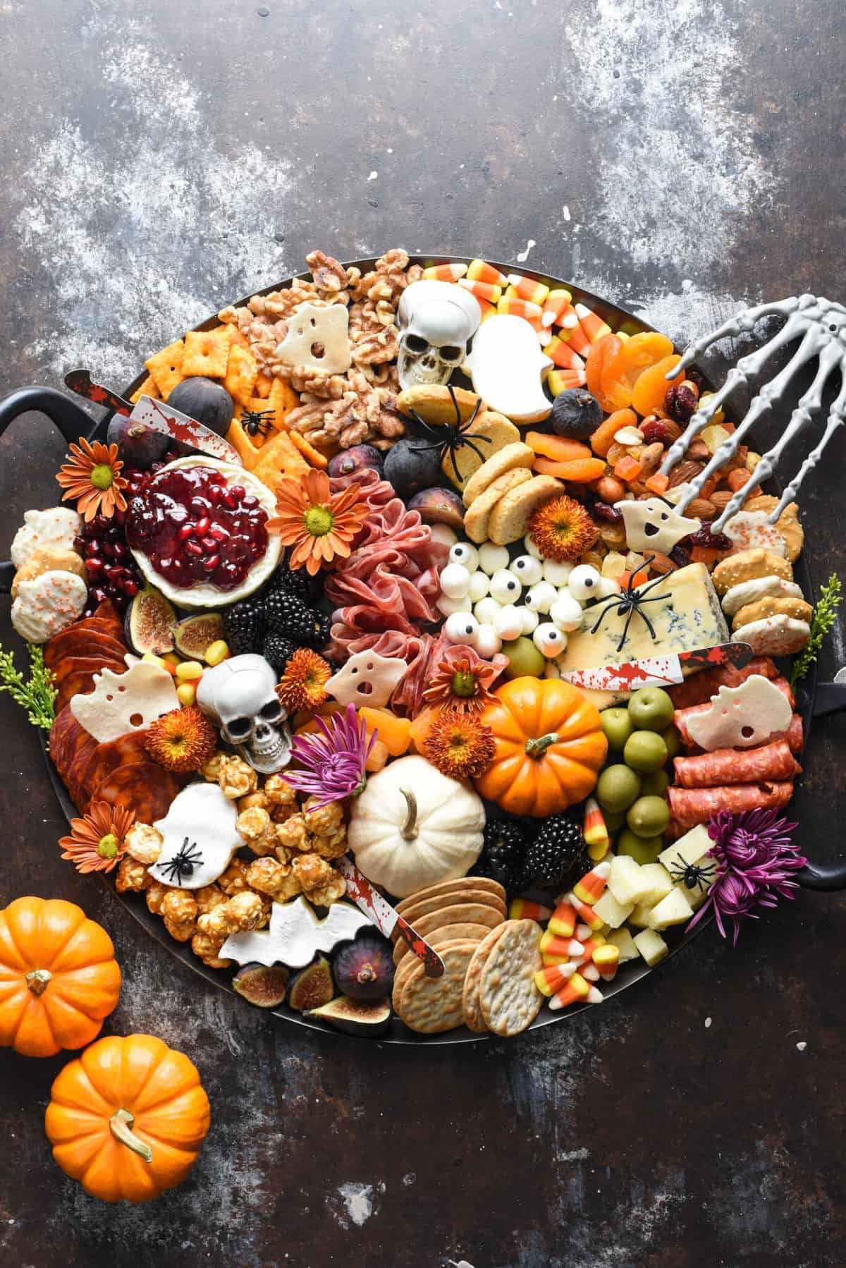 Spooky Charcuterie Board by Foxes Love Lemons