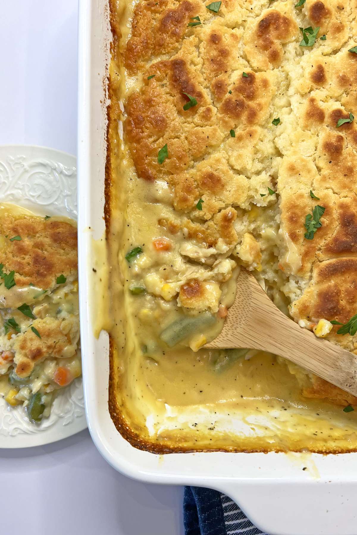 Chicken Cobbler with Red Lobster Biscuit Mix