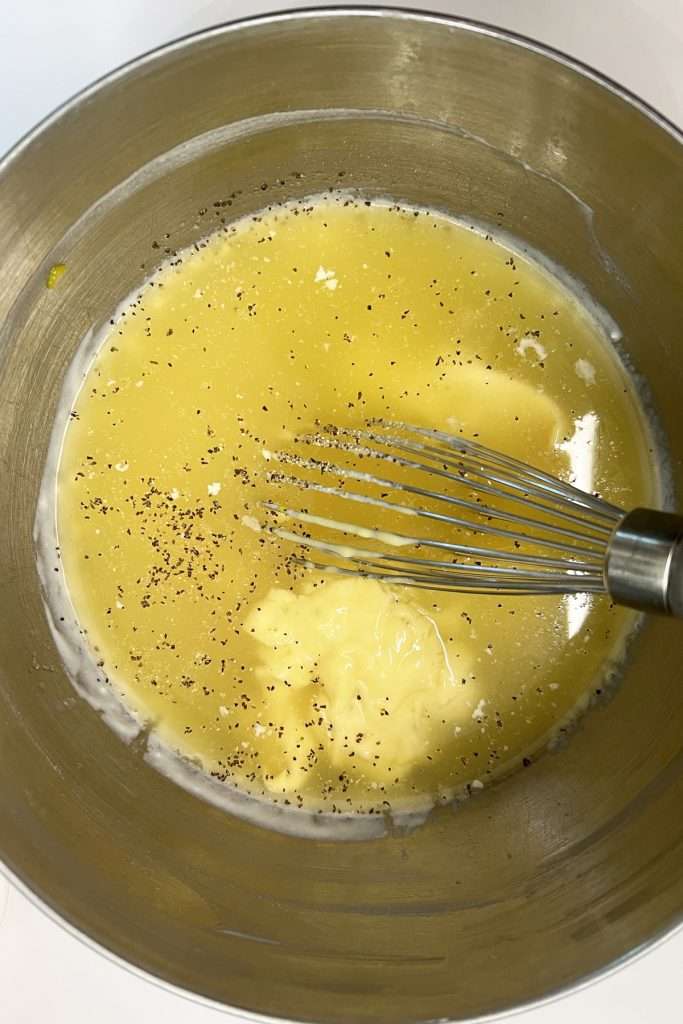 Combine ingredients for sauce