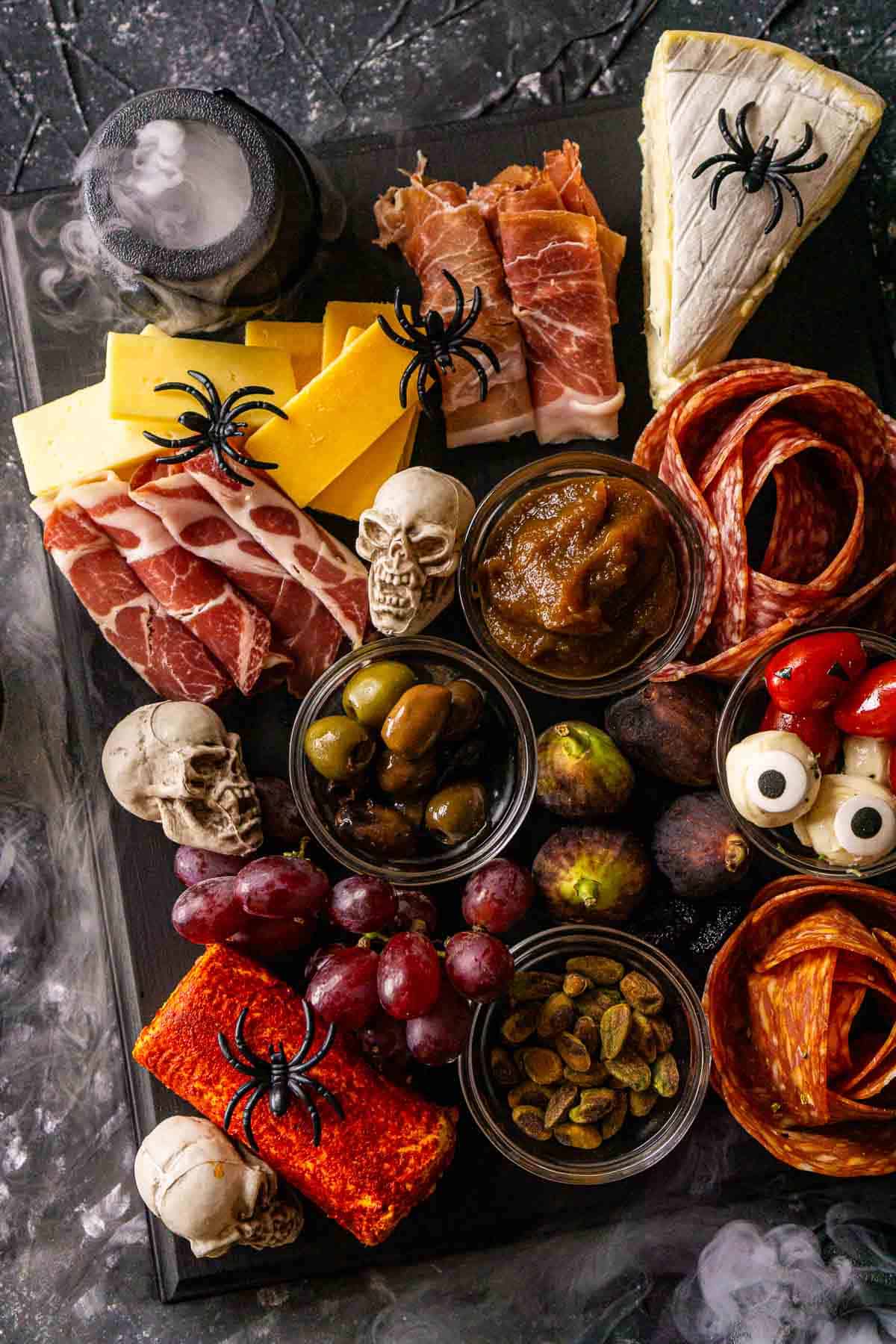 Halloween Snack Board by Burrata And Bubbles