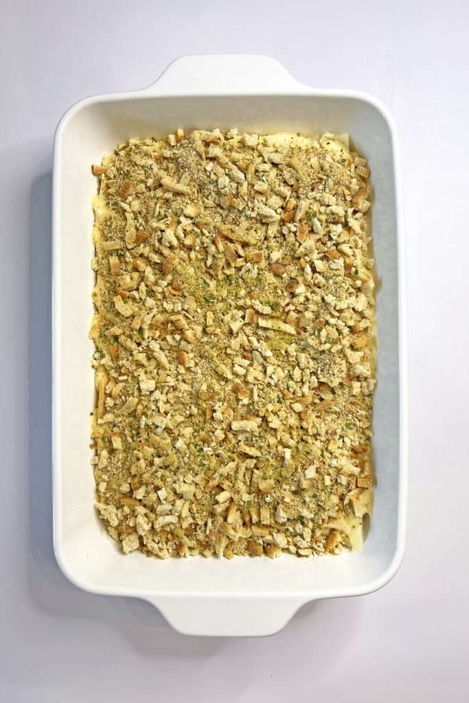 Cover with stuffing mix