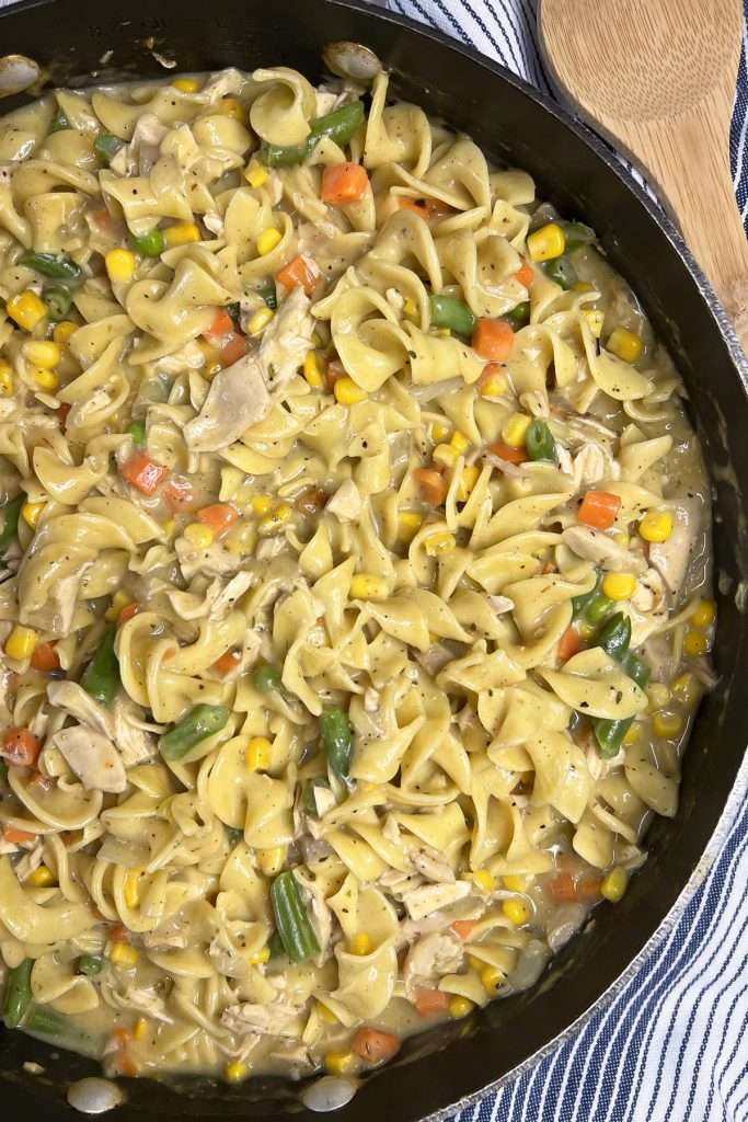 Chicken Pot Pie Noodles