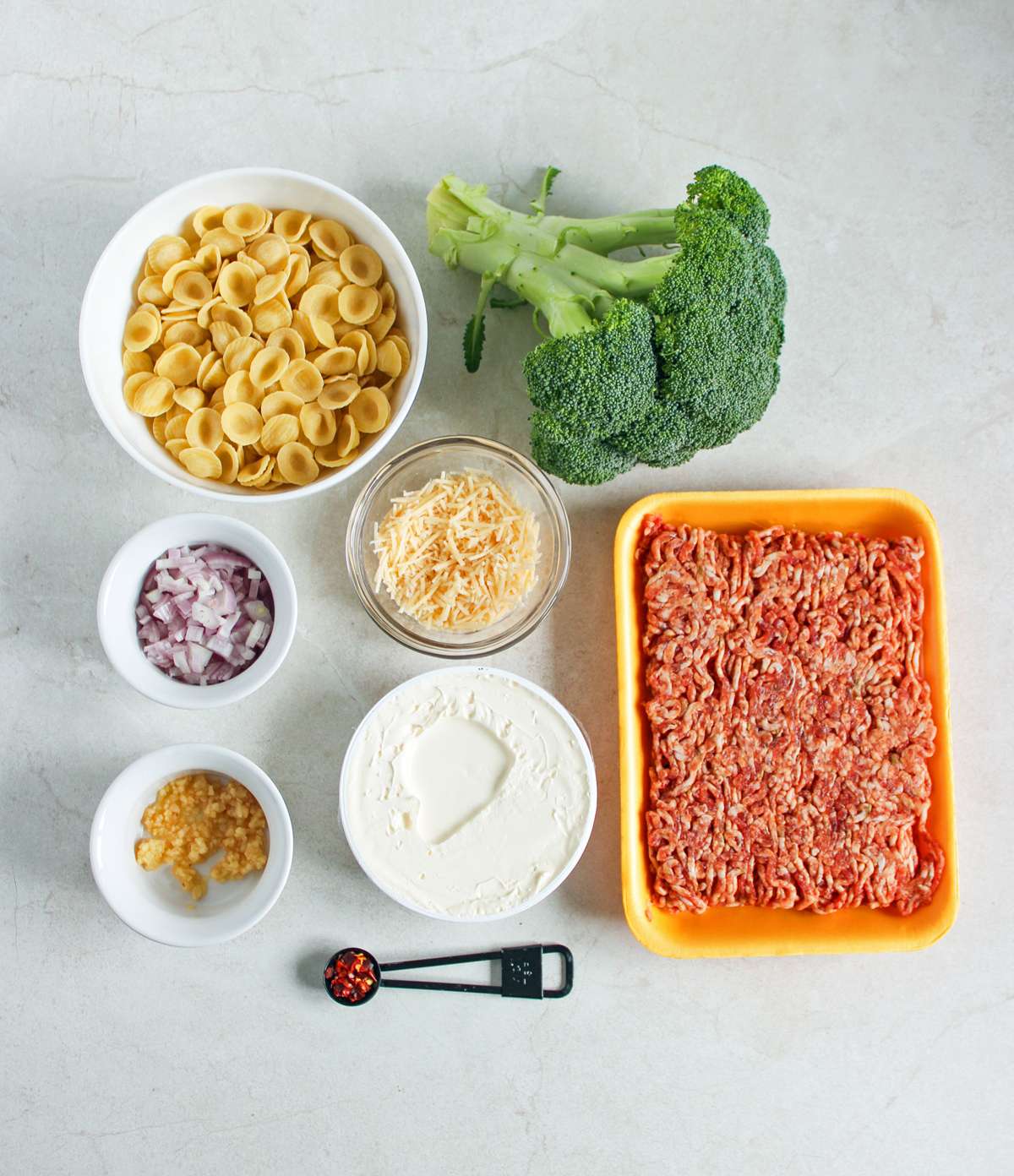 Pasta with Sausage and Broccoli Ingredients