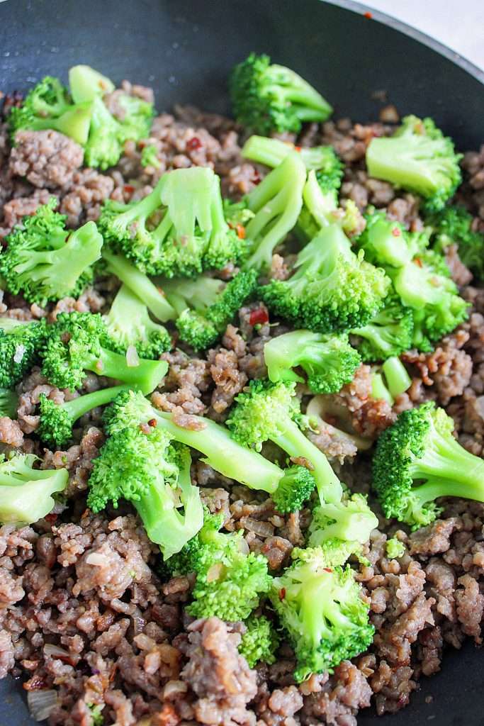 Add broccoli and stir-fry until desired doneness.