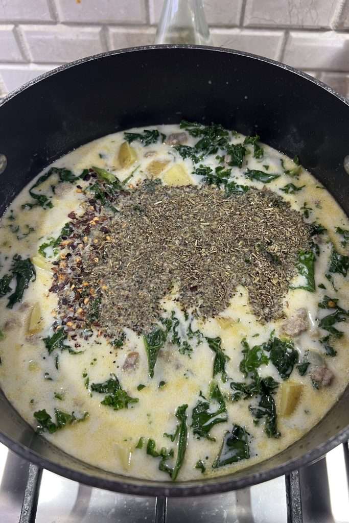 Add seasonings