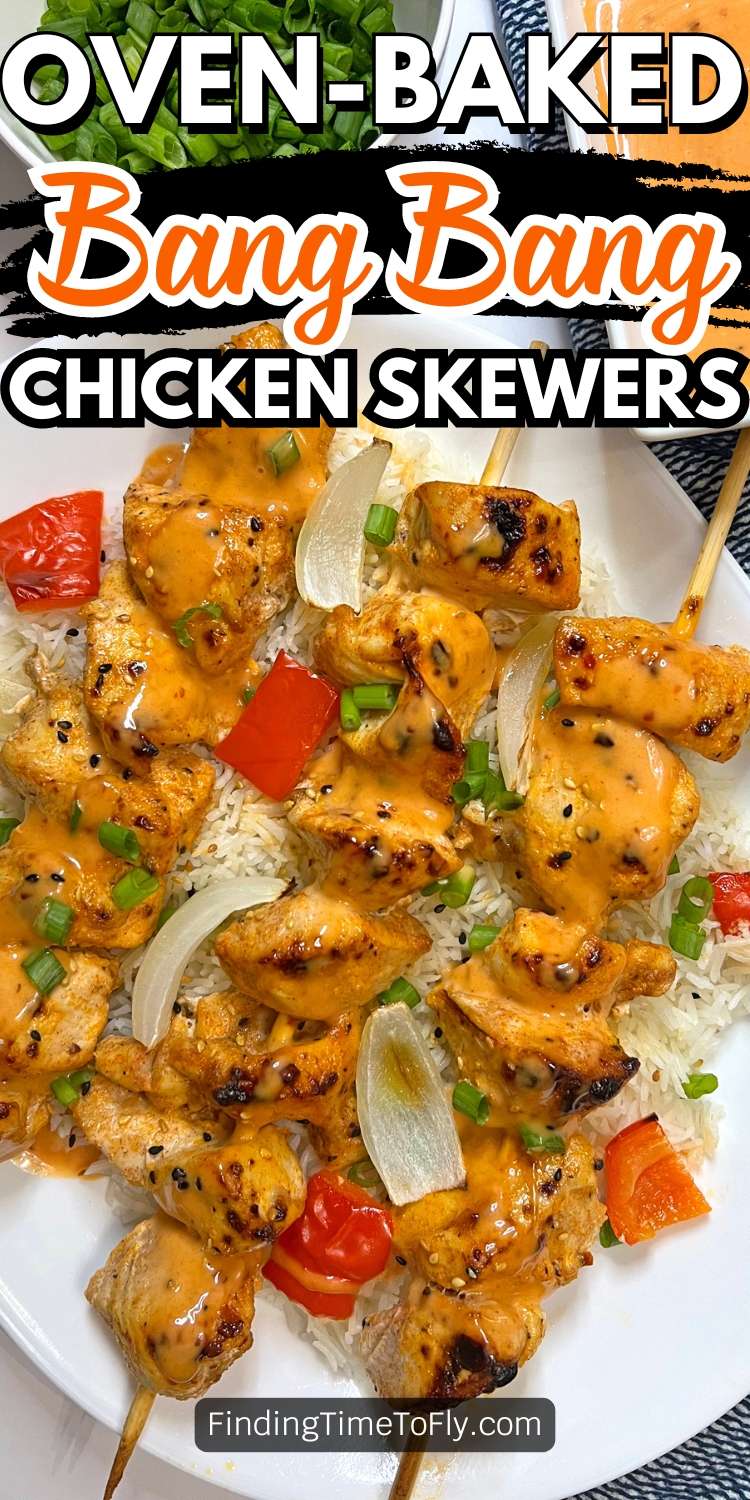 Bang Bang Chicken Skewers