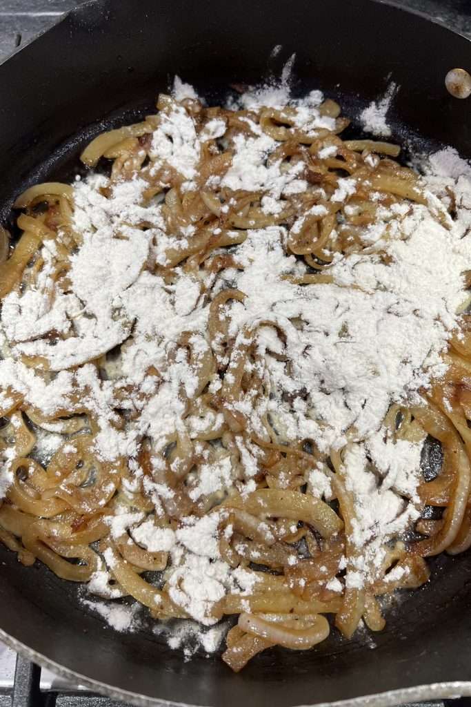 Add in flour