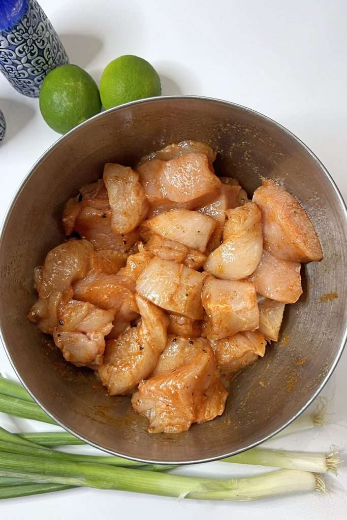 Mix to cover all chicken pieces