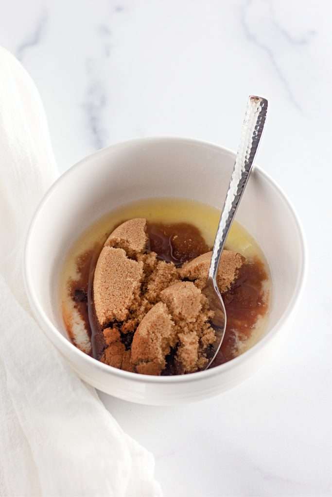 Make the brown sugar mixture in a small bowl