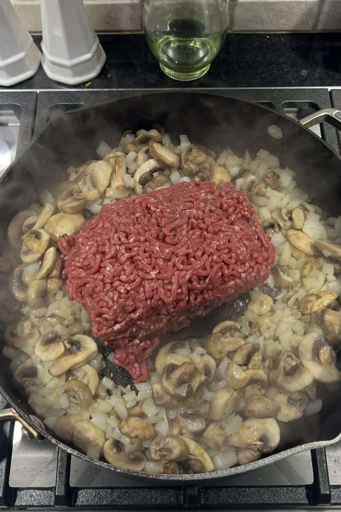 Add ground beef