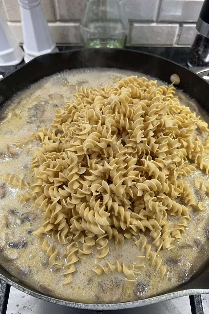 Add egg noodles