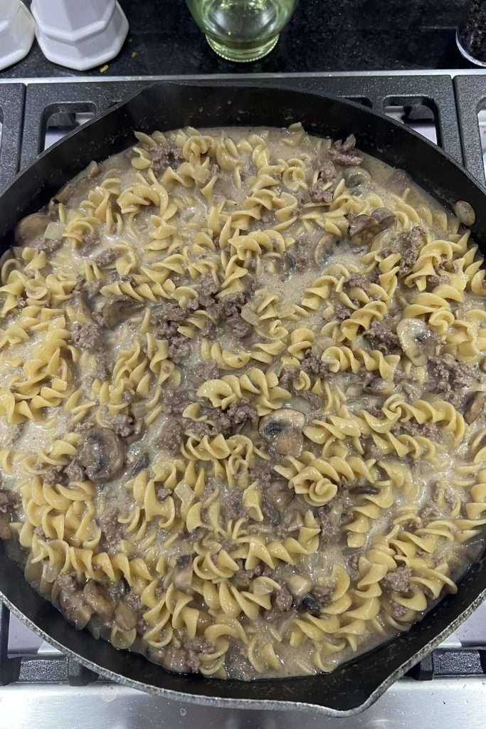 Cook until pasta is tender