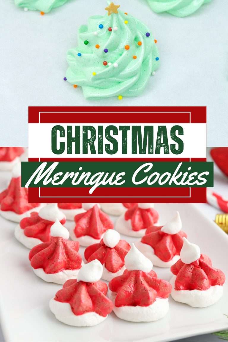 Christmas Meringue Cookies