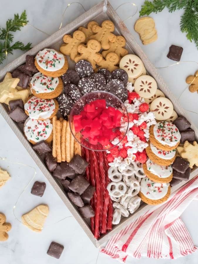 Holiday Movie Night Charcuterie Board