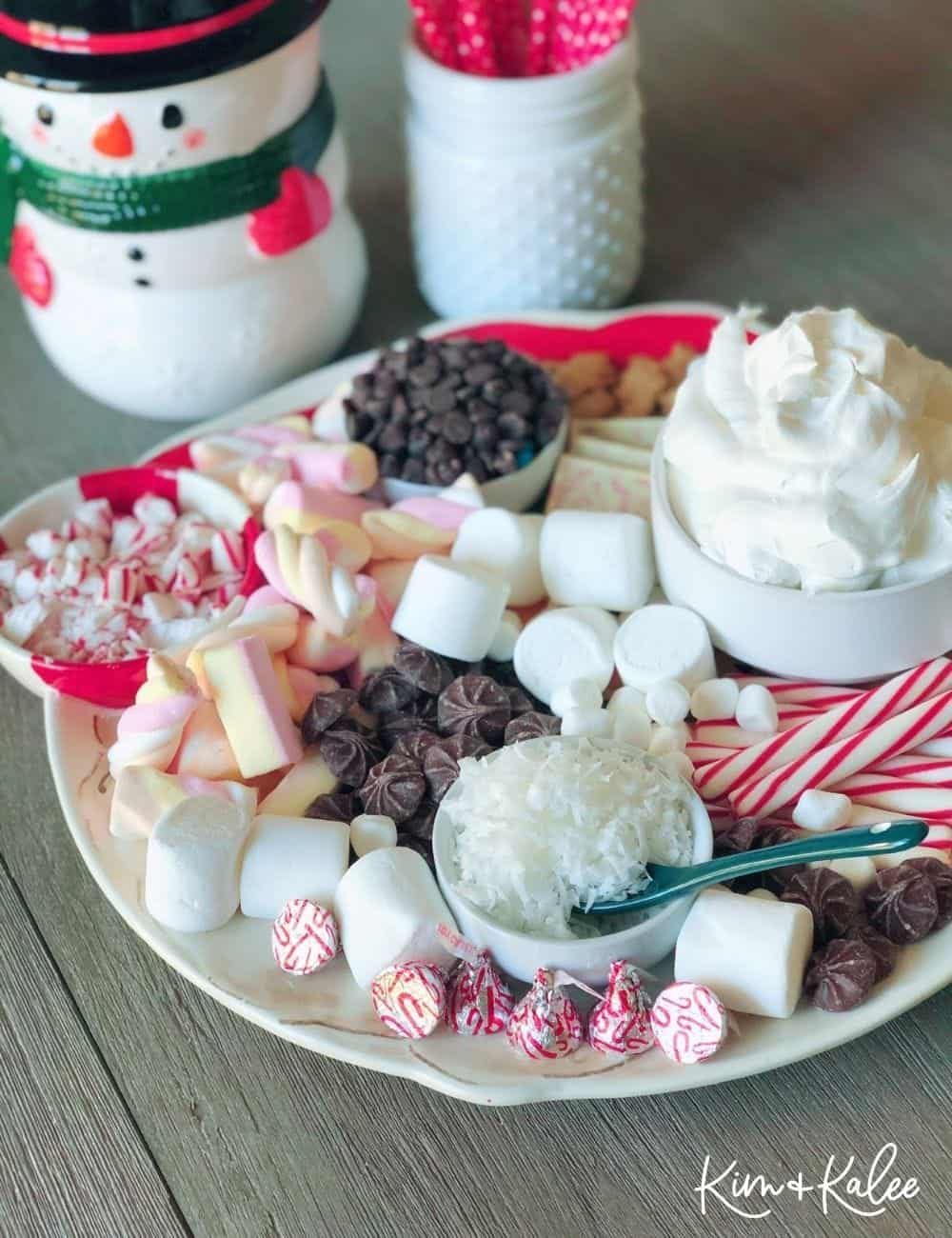 Easy Hot Chocolate Charcuterie Board