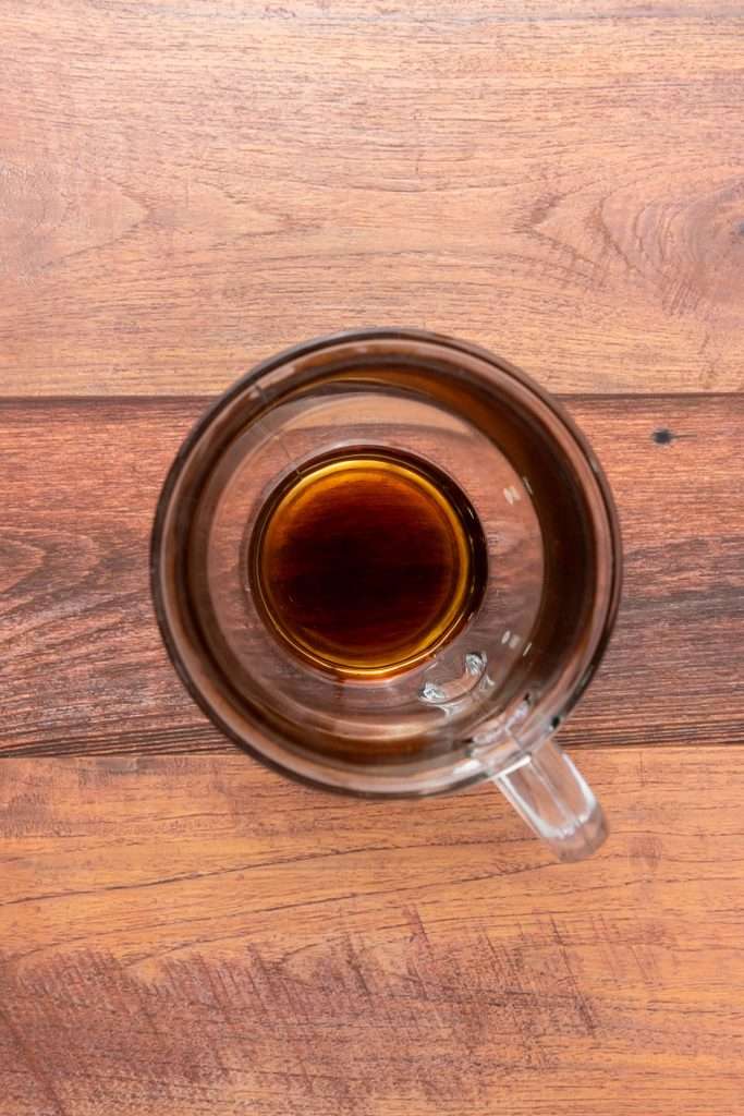 Put the syrup in a mug