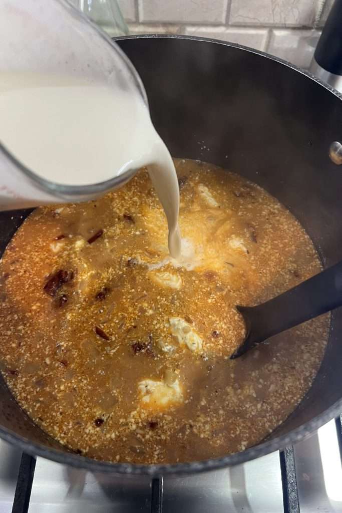 Add heavy cream