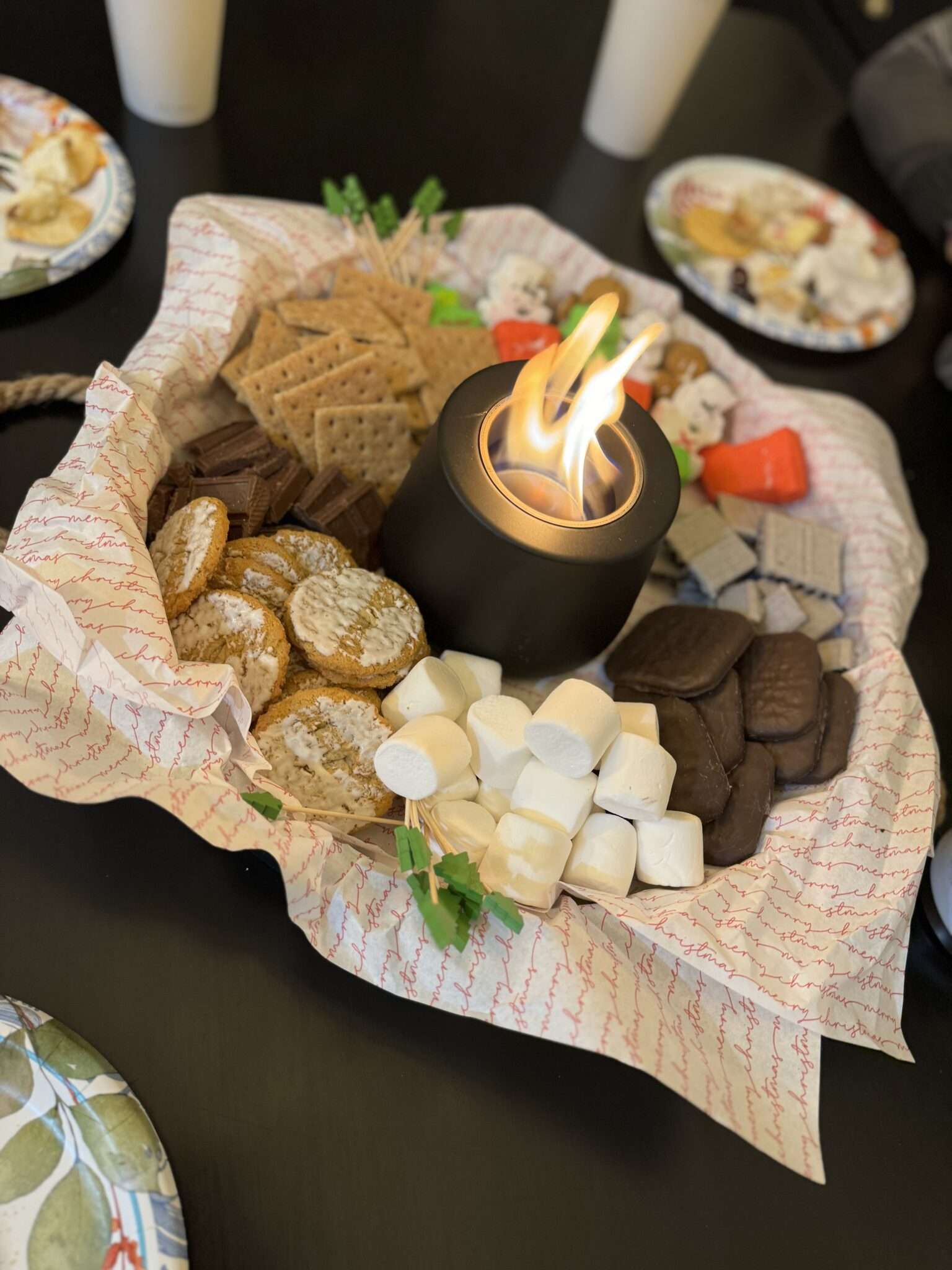 S'mores Christmas Charcuterie Board