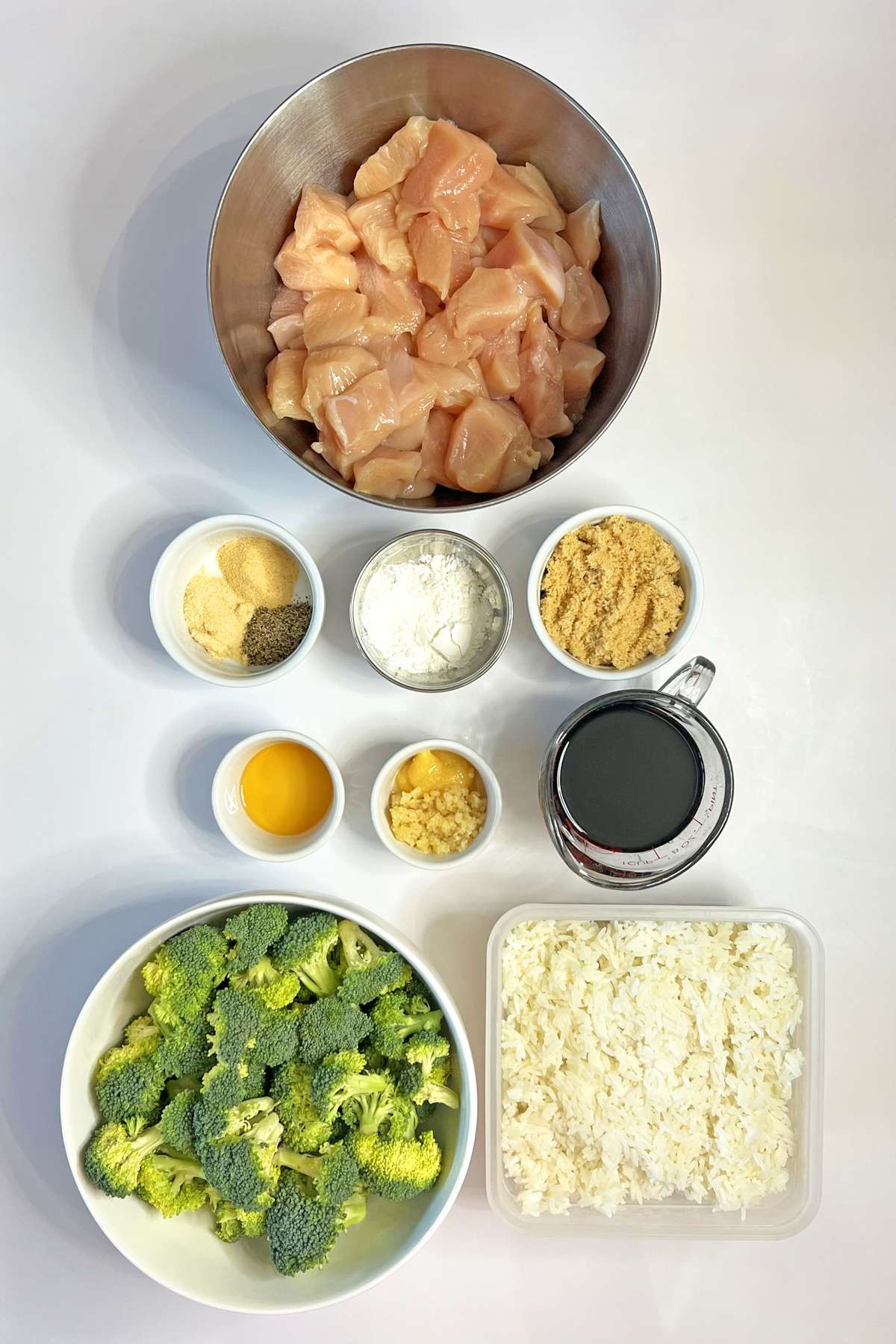 Teriyaki Chicken Rice Bowl Ingredients