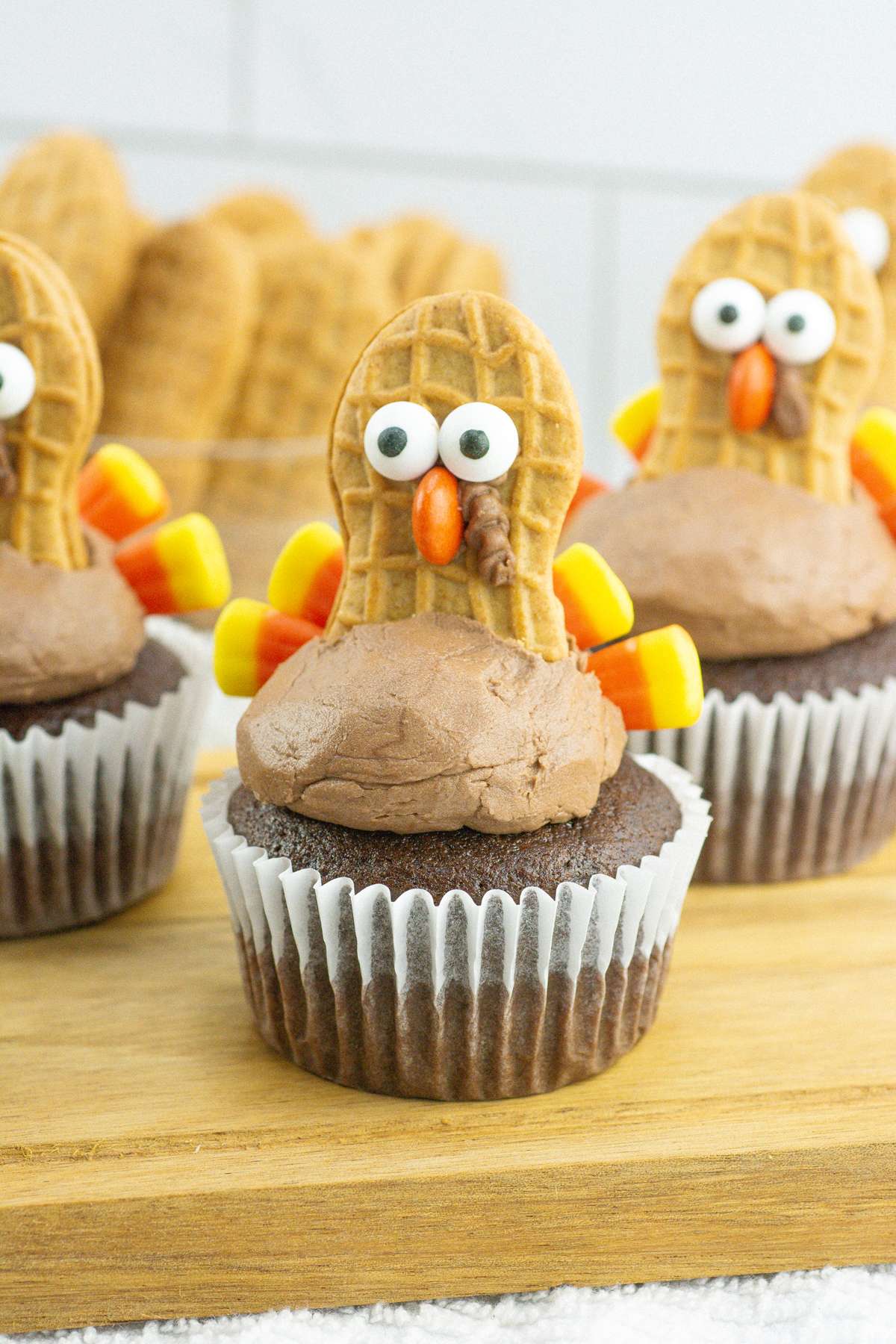 Thanksgiving Turkey Cupcakes