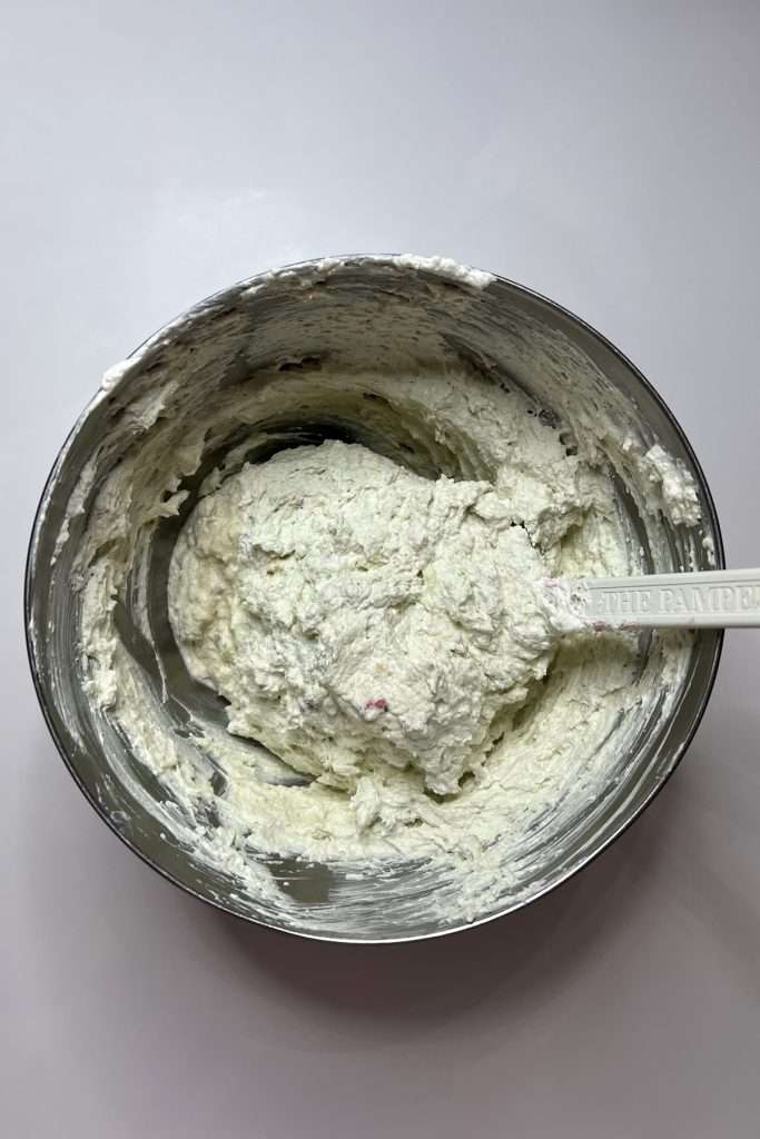 Fold together with a rubber spatula